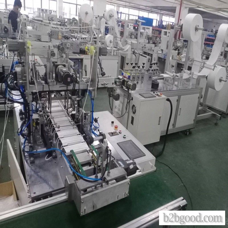 One tow two automatic plane civilian medical mask machine