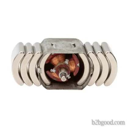 Ndfeb shaped special-shaped magnet Round step magnet with braided cross type magnet head