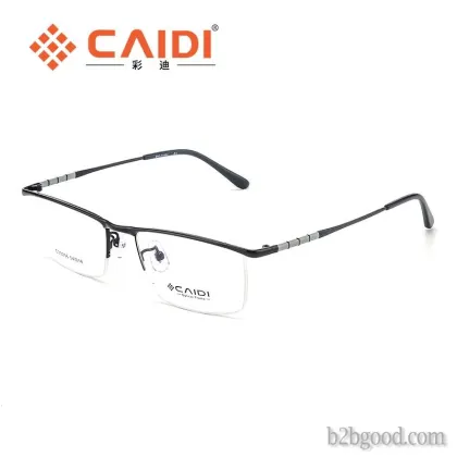 Business men's light eyebrow wire frame half frame frame