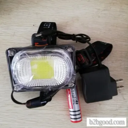 High-power high-power headlamp multi-gear 3-color headlamp Red-green warning headlamp Bicycle lamp