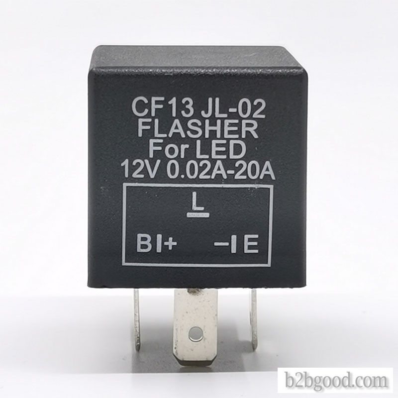 The 12V 3PIN car flasher relay is used for LED steering signals