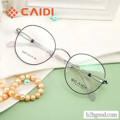 CAIDI Optical flat light short-sighted frame fashion retro literary youth face small