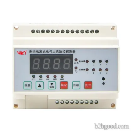 Residual current electrical fire monitoring detector