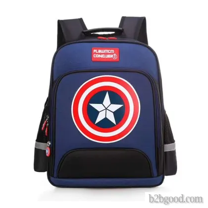 The latest schoolchildren's schoolbag with five-pointed star design for grade 1, 2, 3 and 6