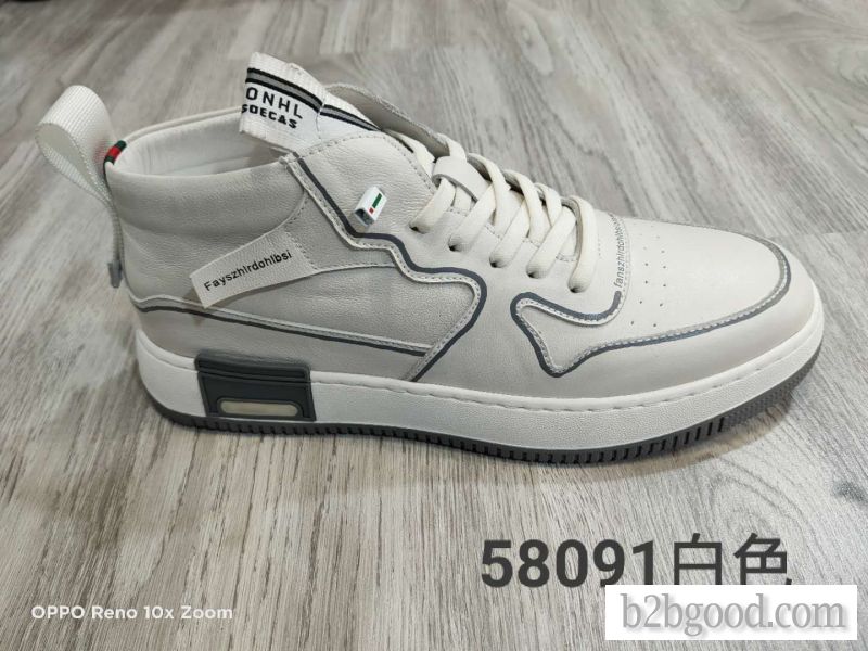 The top layer of male casual leather shoes is cowhide, made by hand