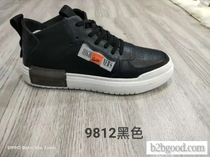 The top layer of male casual leather shoes is cowhide, made by hand