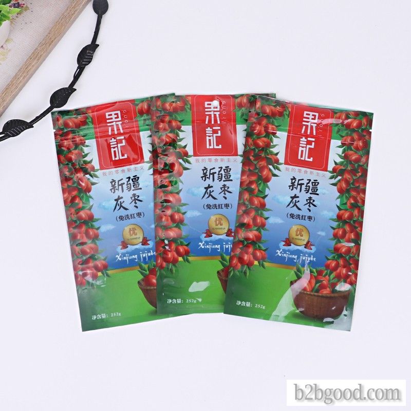 Xinjiang Jujube customized plastic composite self-sealing food packaging bags food grade material