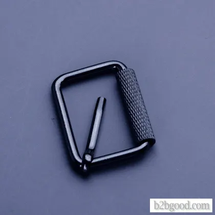 Gun color pipe buckle for clothing collar belt cuff can be customizable