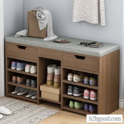 North Europe changes shoe stool household door soft bag cushion shoe ark stool porch is multi-functi