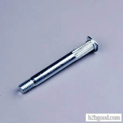 Curved head bolt for walker