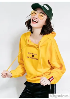 Hot selling hoodie hoodie for women with loose bf fashion tops