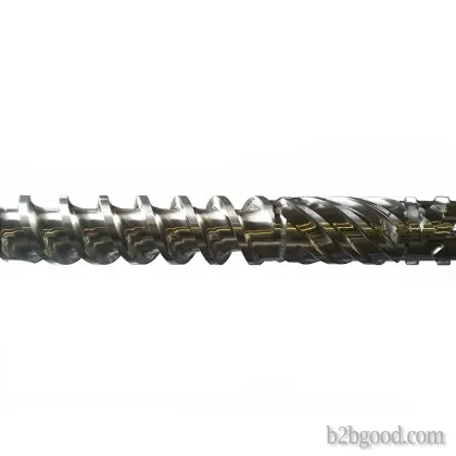 Single - screw vacuum - exhaust - type single - screw barrel for plastic processing