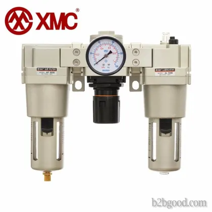 XMC AC5000-10 Compressed air filter regulator pneumatic water and oil separator with pressure gauge