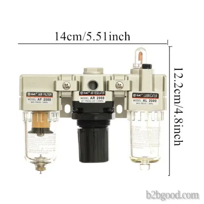XMC AC2000-02 G1/4 "Air pressure regulator trap valve filter compressor air source treatment un