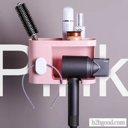 Hair dryer rack