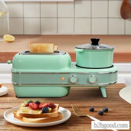 Baoshijia Breakfast Machine is a multi-functional breakfast machine with four functions in one: baki