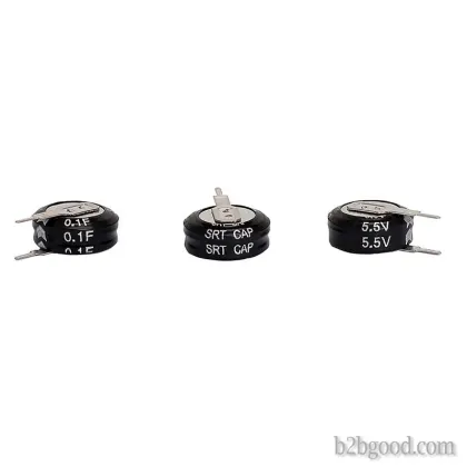 SiRuite Supercapacitor with low internal resistance and low leakage current 5.5V 0.1F V type /5.5V 0