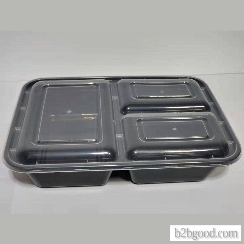 Ningbo small elephant cutlery American three - minute latticework black bottom disposable fast food