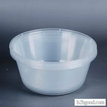 Ningbo xiaoxiang tableware transparent disposable circular fast-food box