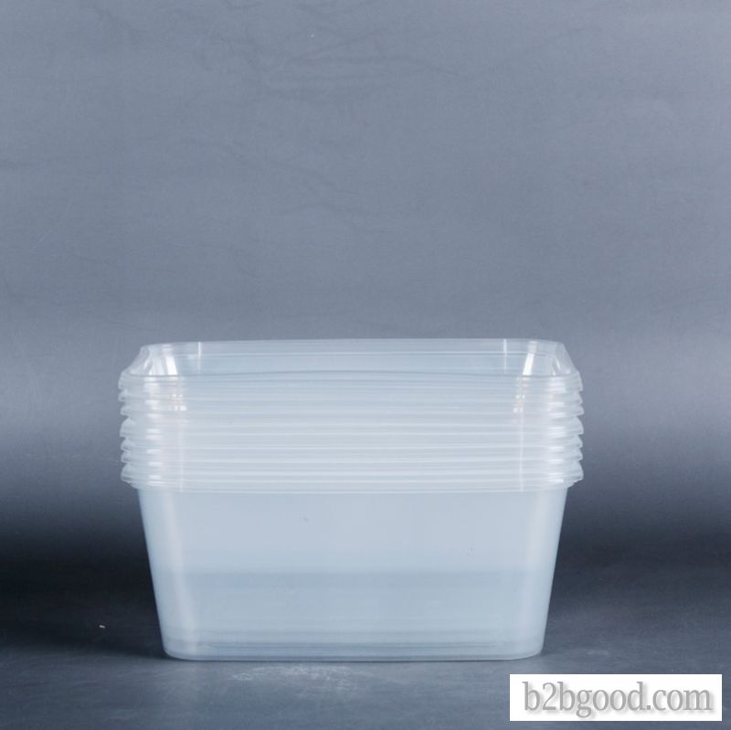 Ningbo xiaoxiang tableware transparent disposable square fast-food box