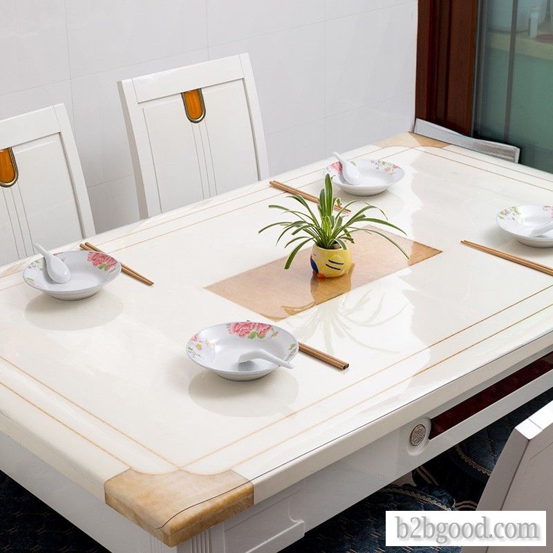 Guanglai Xingyou GLXY frosted soft glass tablecloth simple modern wind tea table. TV cabinet PVC mat