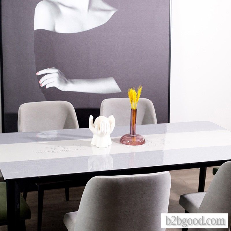 Guanglai Xingyou GLXY tasteless waterproof and ironproof wash free Nordic style soft glass table fla