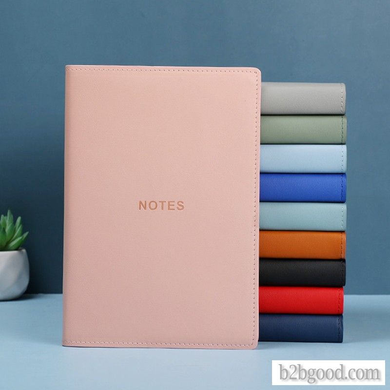 Handern this book creative 32K business office diary calendar this soft leather PU leather notebook