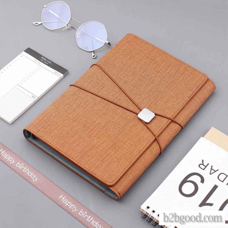 Hande Benci Creative Business A5 Loose-leaf Notebook 30% Fold Meeting Notebook Office Notebook Custo