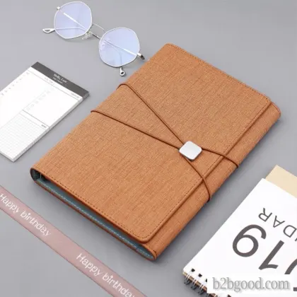 Hande Benci Creative Business A5 Loose-leaf Notebook 30% Fold Meeting Notebook Office Notebook Custo
