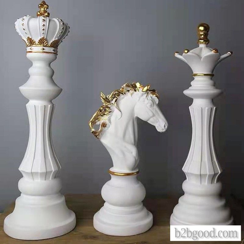 Qihang Wenchuang Creative Chess Home TV Cabinet Wine Cabinet Decoration Empress King Horse Chess Pre