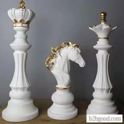 Qihang Wenchuang Creative Chess Home TV Cabinet Wine Cabinet Decoration Empress King Horse Chess Pre