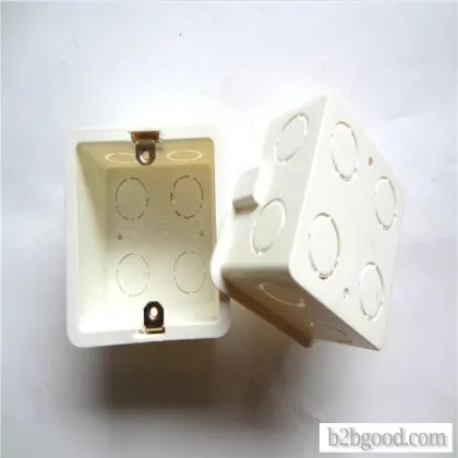 Jiangshan PVC junction box 86HS100 hidden box electrical pipe fittings home installation, site embed