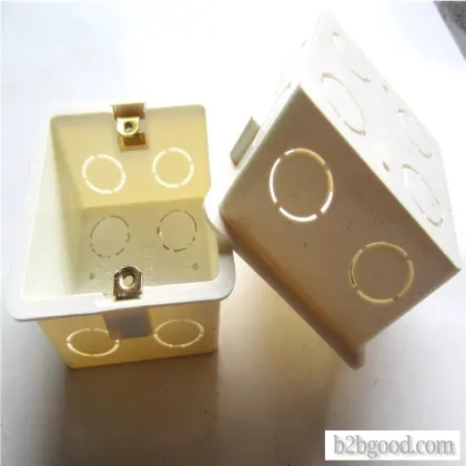 Jiangshan PVC junction box 86HS50 hidden box electrical pipe fittings manufacturers direct sales