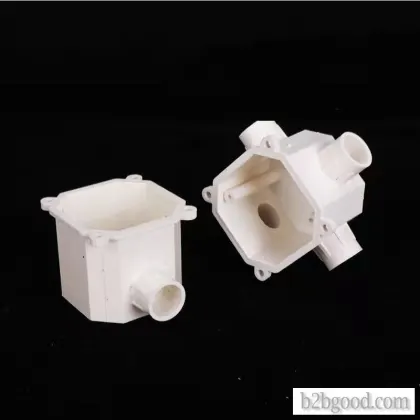 Jiangshan embedded 7cm binomial high octagonal commander box PVC electrical accessories pipe fitting