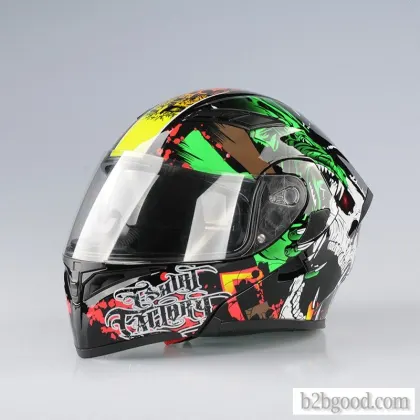 DEFE safety helmet, dual mirror uncovering helmet motorcycle helmet, moped occupant safety helmet sh