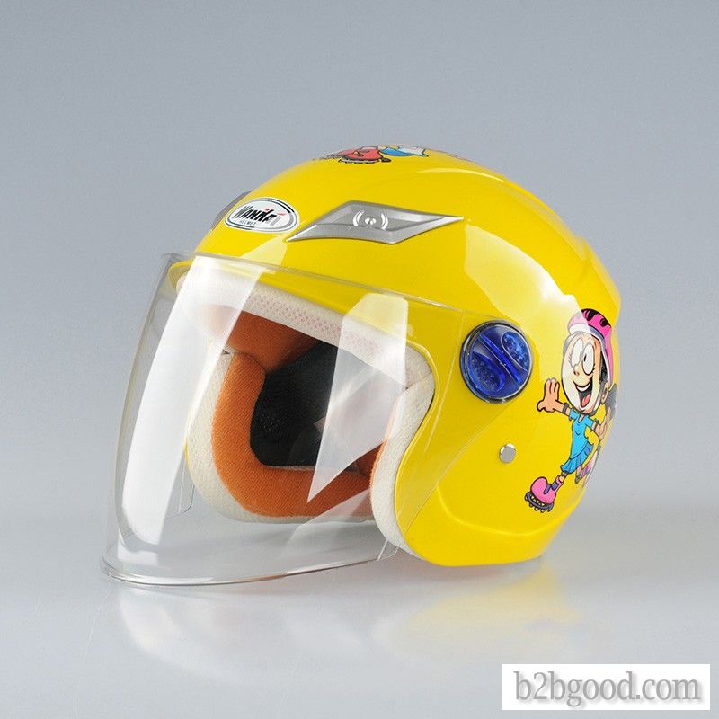 DEFE Children's Safety Helmet Children's Half Helmet PP and Lens PET Safe, Fashion and Dur
