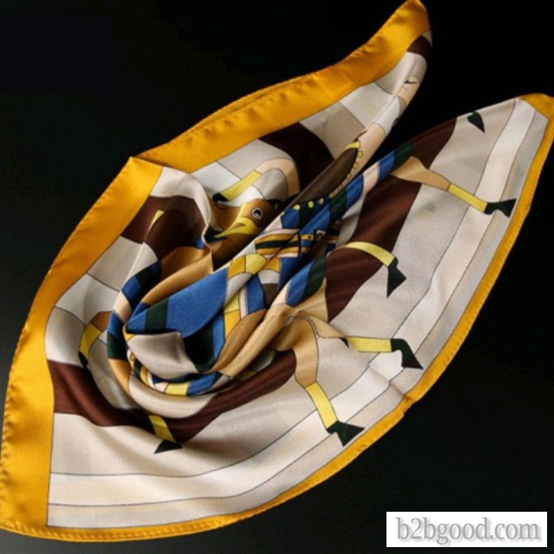 YITUSE silk small square scarf mulberry silk crepe satin multifunctional spring and winter style all