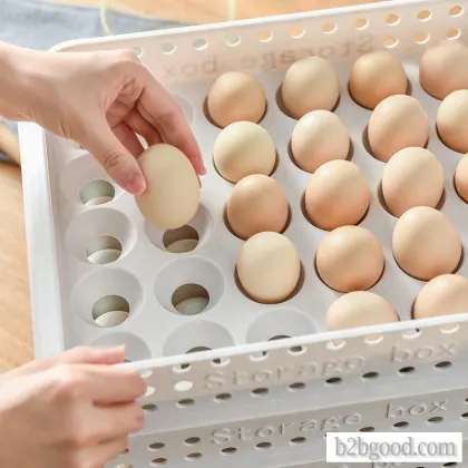 Manufacturer direct refrigerator with drawer type egg box storage box preservation egg box plastic p