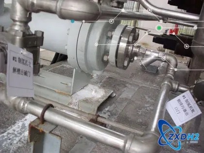 Equipment for hydrogen production by sixty cubic meter water electrolysis