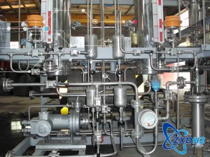 Maintenance of hydrogen production equipment by water electrolysis