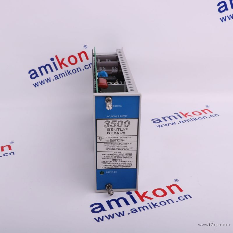 3500/15, Low voltage DC Power Bently Nevada P/N 133292-01 3500/15-04-04-00