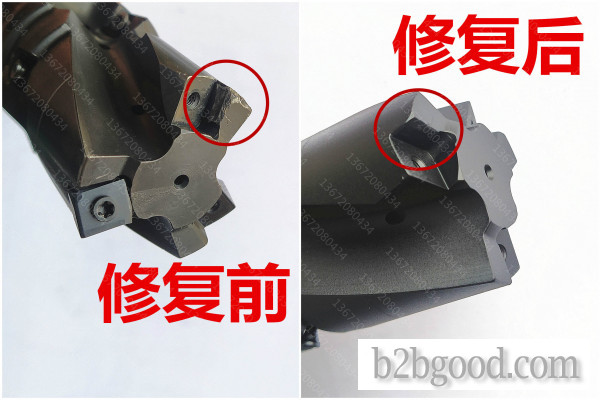 Sandvik metal cutting tool repair CNC cutter head finishing