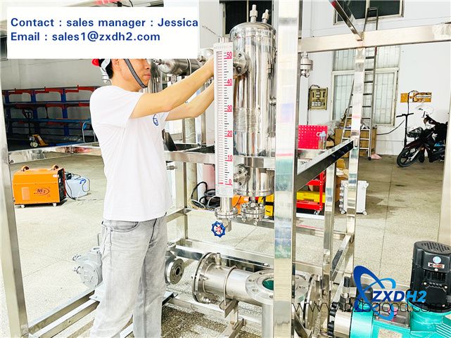 Hydrogen system of water electrolysis hydrogen generator