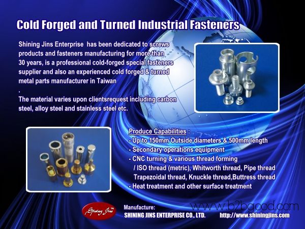 CNC Turned and Machined Components made in Taiwan