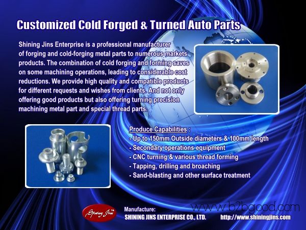 CNC Turned and Machined Components made in Taiwan