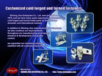Screws Rivet Pins Bolt and Fasteners made in Taiwan