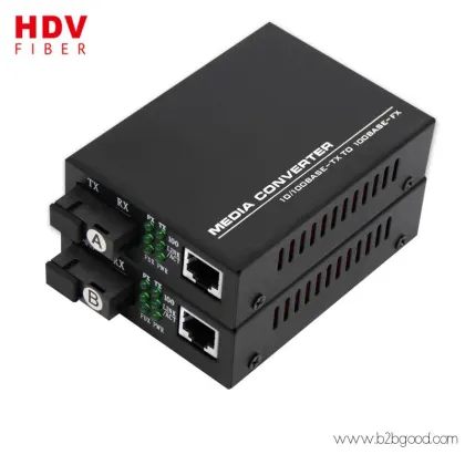 10/100m Single Port 20KM Sc Fiber Media Converter