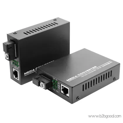10 / 100 /1000m Sc Single Fiber Single mode 1310/1550nm 20KM Fiber Media Converter