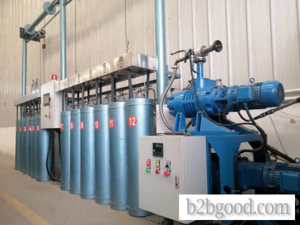 supply standard gas bottle automatic drying equipment: 40-liter steel bottle automatic drying equipm