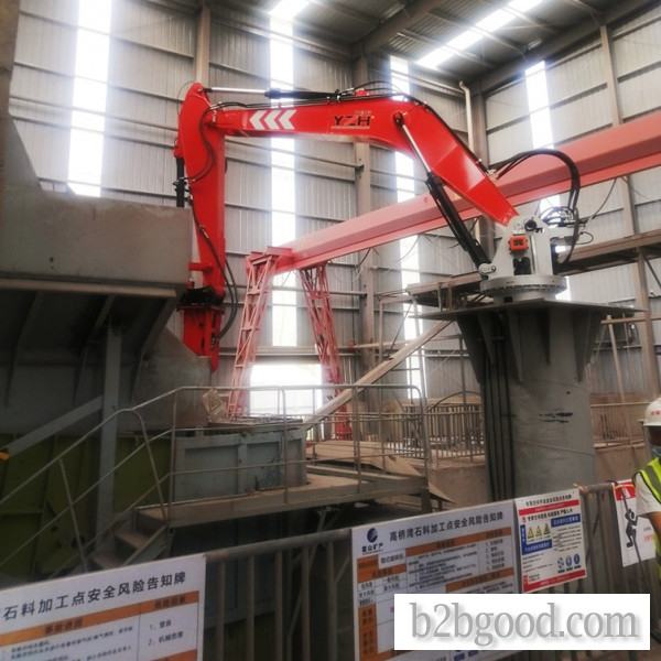 Fixed Mechanical Arm Successfully Delivered to Sand and Gravel Aggregate Crushing Production Line